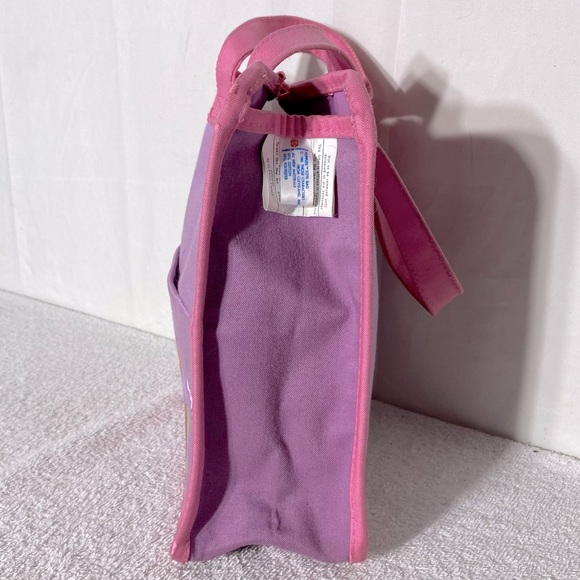 Vintage 1986 American Greetings Popples Pink Purple Childs Mini Tote Bag Purse - Picture 5 of 16